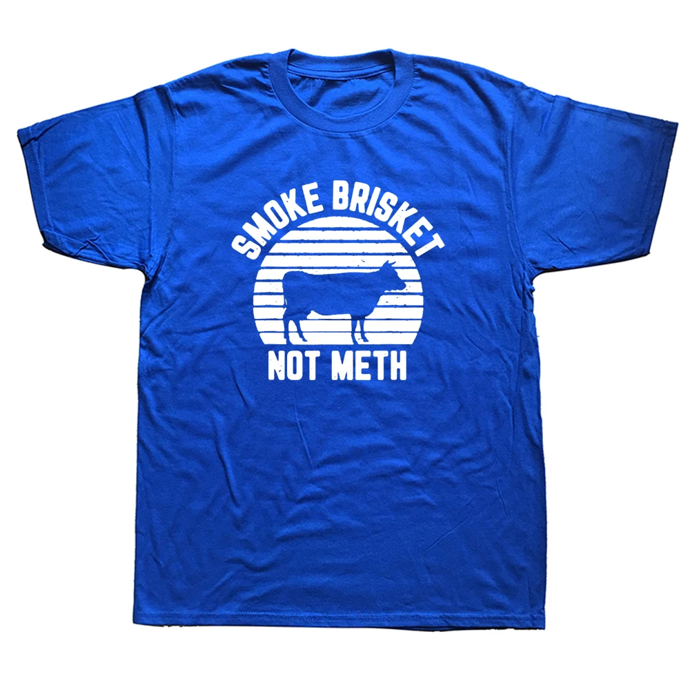 

Brisket Grilling Novelty Funny Tshirt Bbq Cotton Short Sleeve Meat Food Cooking Streetwear T Shirt Summer New Top T-shirtsF