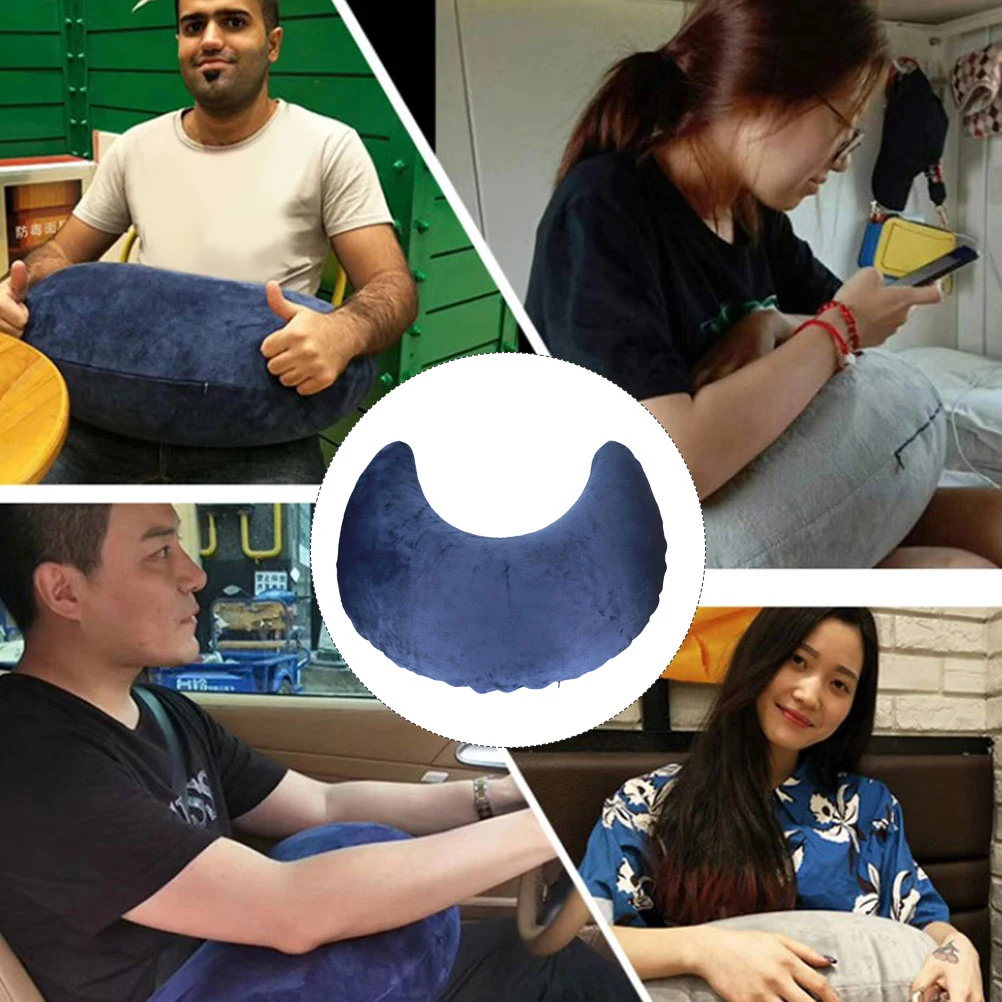 

Multi-Function U Shape Inflatable Cushion For Home Sofa Bed Office Car Compact Portable Sleeping Pillow Support Hair Salon Nail