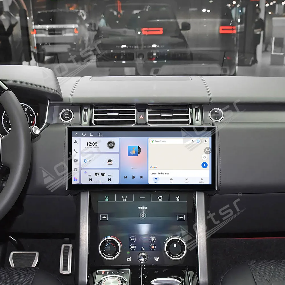 15.8 Inch Android 15 CarPlay For Land Rover Range Rover Executive 2018-2022 Radio Screen Multimedia Player GPS Naviga Headuinit
