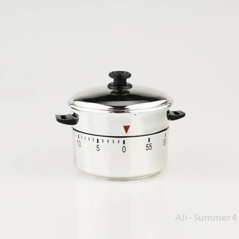 المطبخ الموقت الفولاذ المقاوم للصدأ 60 دقيقة ميقاتي ميكانيكي المطبخ الطبخ العد التنازلي تذكير مدير الوقت أداة المطبخ المنزلية #3