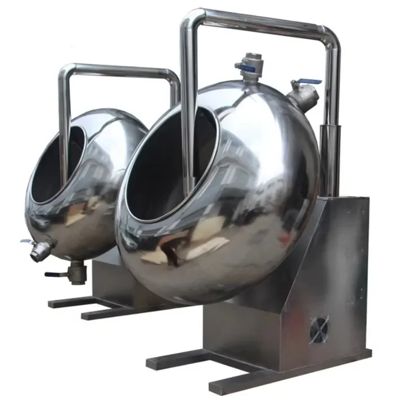 Máquina para recubrir con chocolate nueces, cacahuetes y almendras, máquina para hacer dulces de nueces con recubrimiento de chocolate