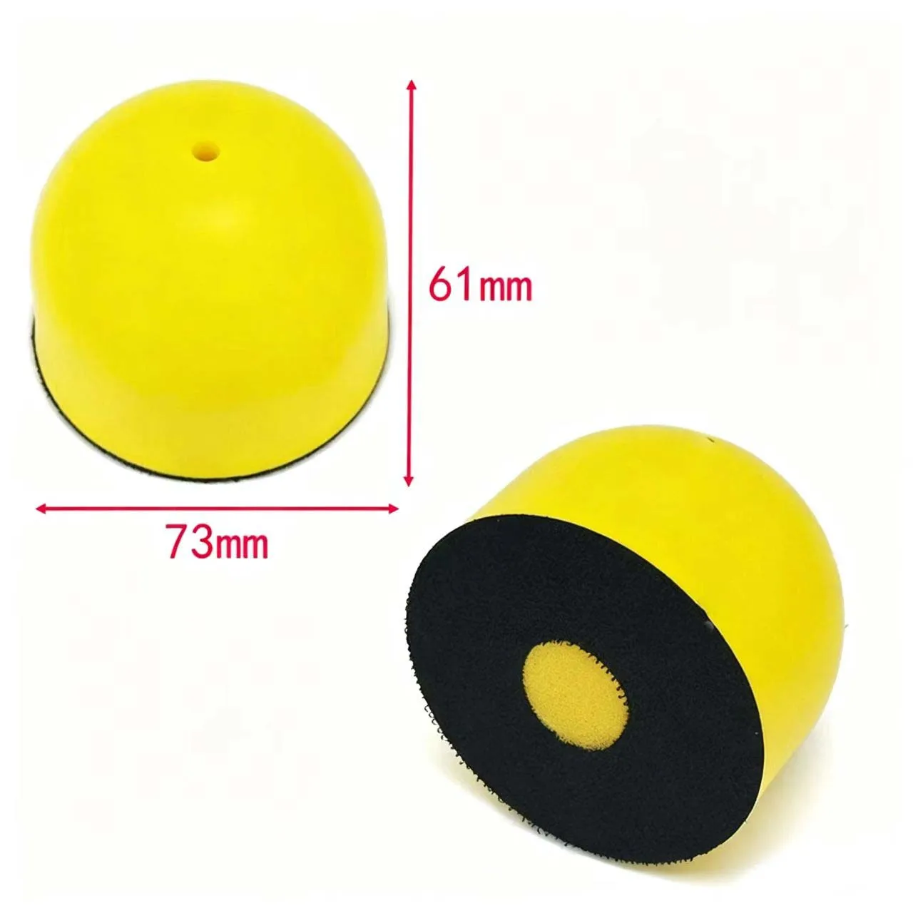 3 Inch Foam Sanding Disc For Wood Polishing And Grinding Tasks Manual Backing Pad Workshop Tool Accessory
