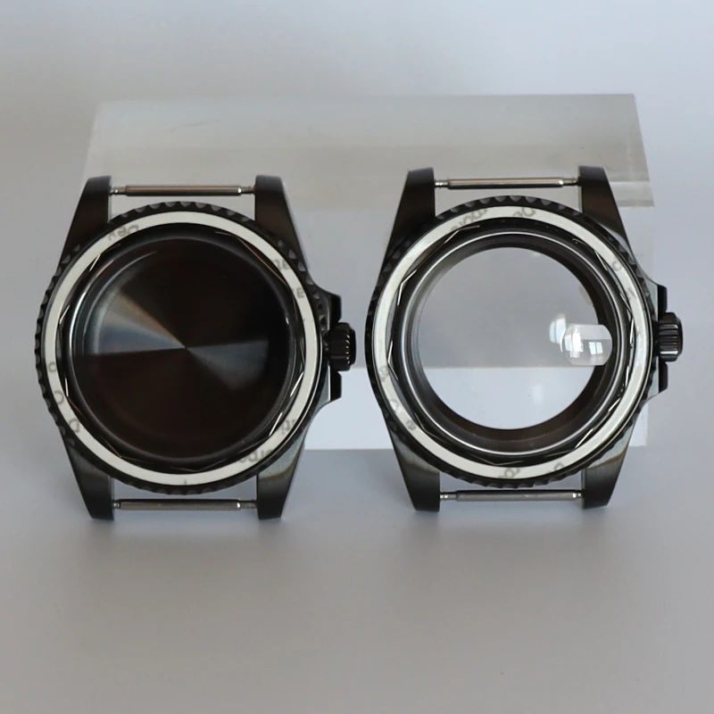 

40mm Watch Case Sapphire Crystal Glas For Seiko Nh35 Nh34 NH36 NH38 Eta 2824 Miyota 8215 Movement 28.5mm Dial Submariner Daytona