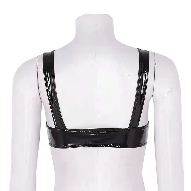 Lingerie sexy Body in lattice Corpo in pelle Costume sessuale Pagliaccetti Reggiseno da donna Orsacchiotti Biancheria intima sexy Fasciatura Abito erotico senza schienale