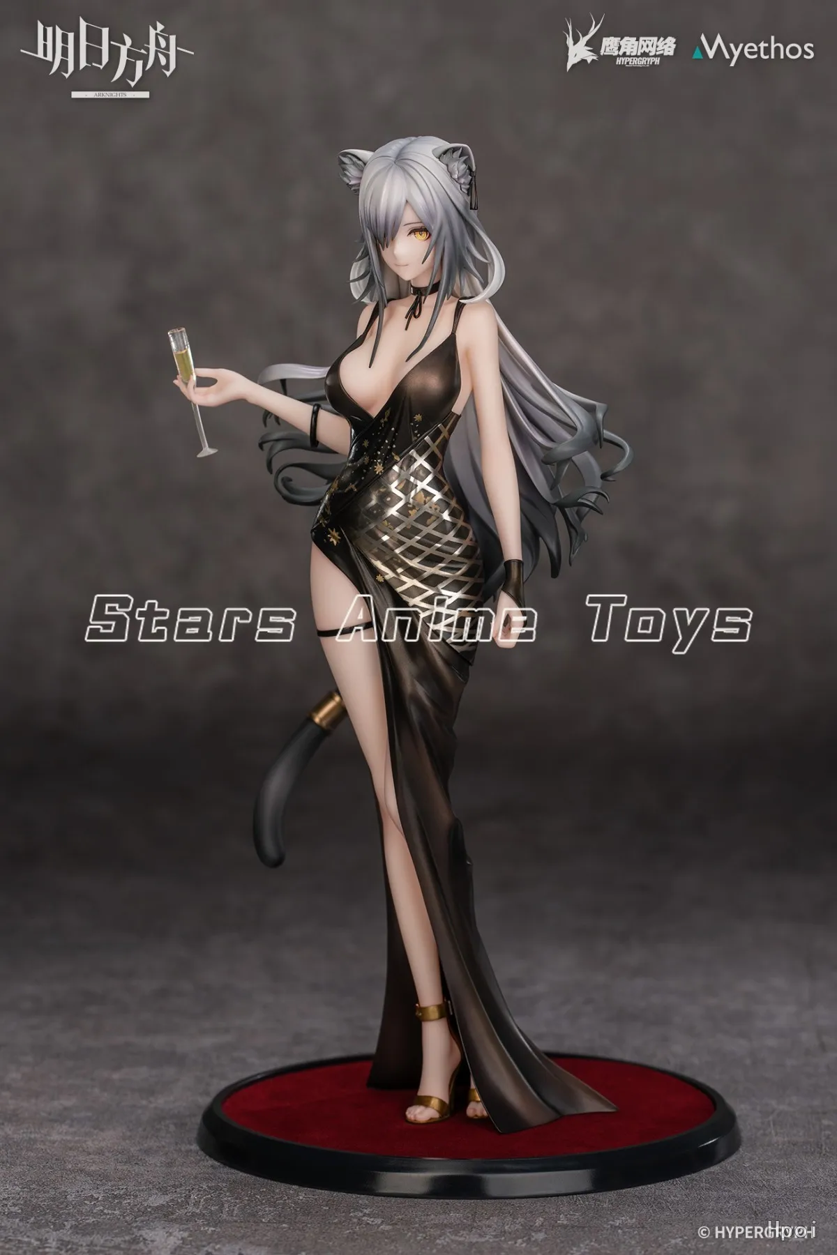 【Pré venda】 Presente original de Myethos + série Arknights Schwarz 1/7 coleção de brinquedos modelo figura de animação