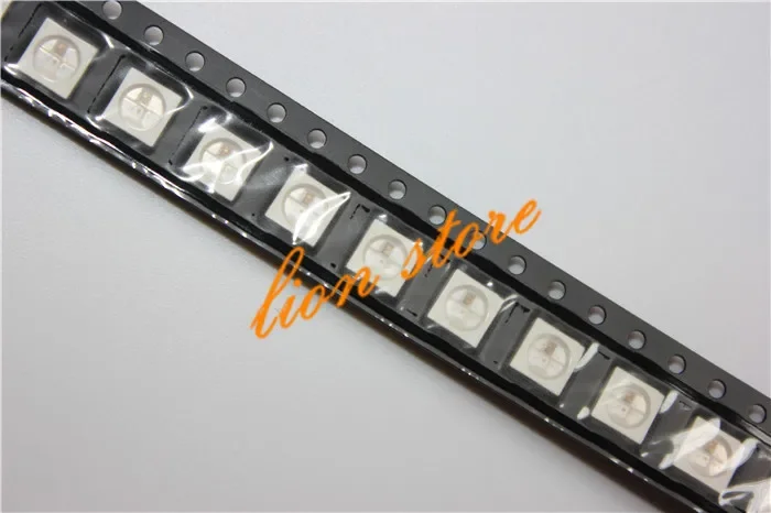 100/200/500/1000PCS/LOT led chip WS2812B 5050 RGB SMD WS2811 IC WS2812 For Strip Screen etc