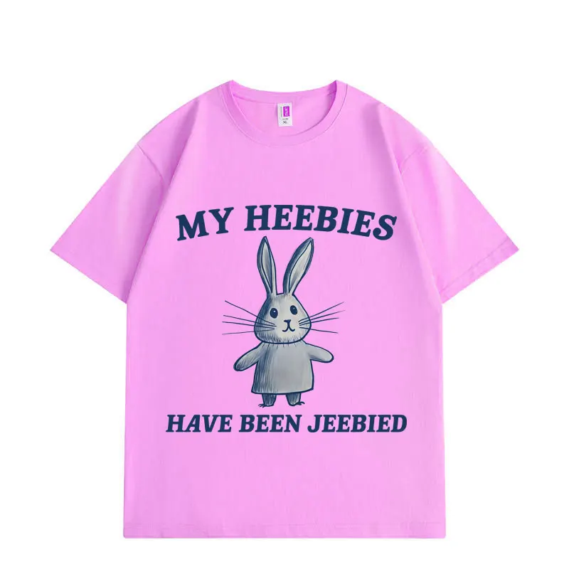 بلدي Heebies كان Jeebied تي شيرتات عجيبة موضة خمر تي شيرتات قصيرة الاكمام الرجال النساء الملابس عالية الجودة القطن تي شيرت