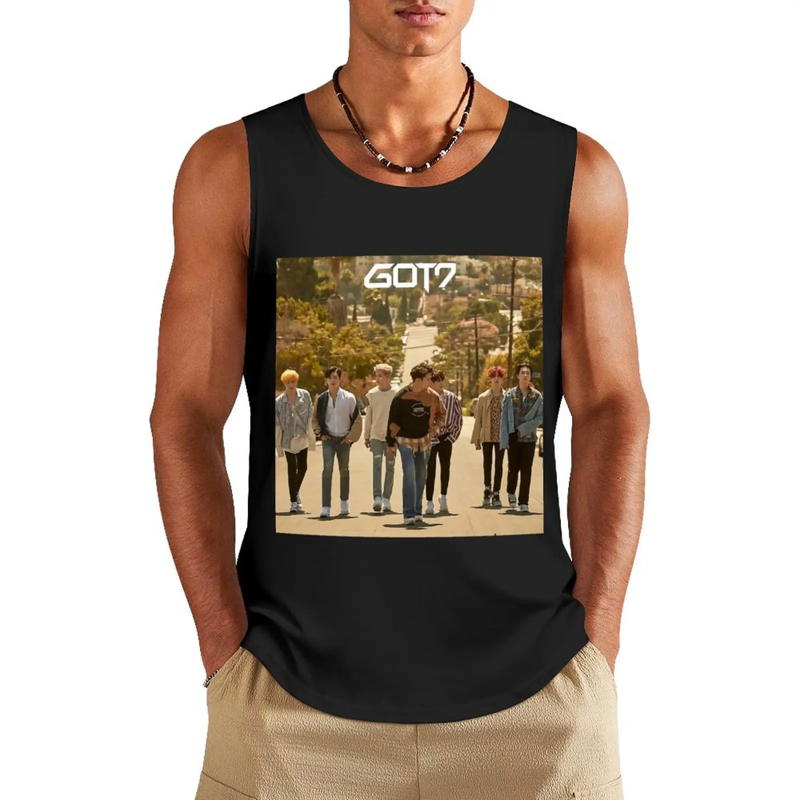 

GOT7 Tank Top sports t-shirts for men Clothing