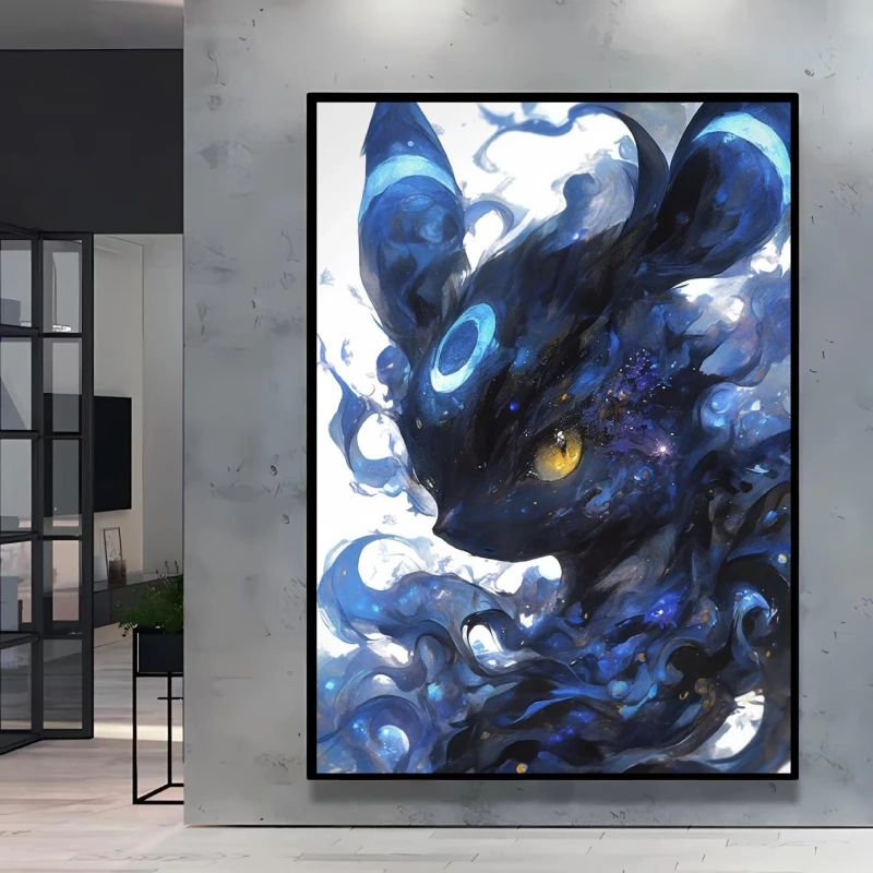 

Pokemon Anime Mewtwo Posters Wall Painting Its Unique Artistic Style Shows The Mystery and Power of Highlight of Home Decor