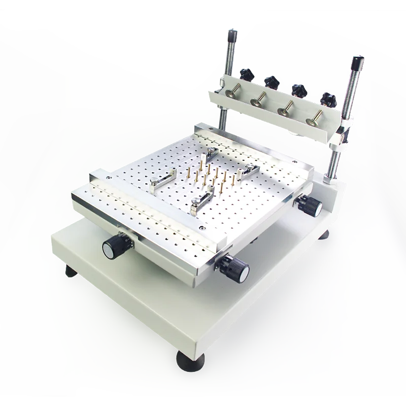 

Adjustable Manual solder paste Printer DIY PCB Solder Paste Applicator with Squeegee Ideal for Small Batch PCB Prototyping