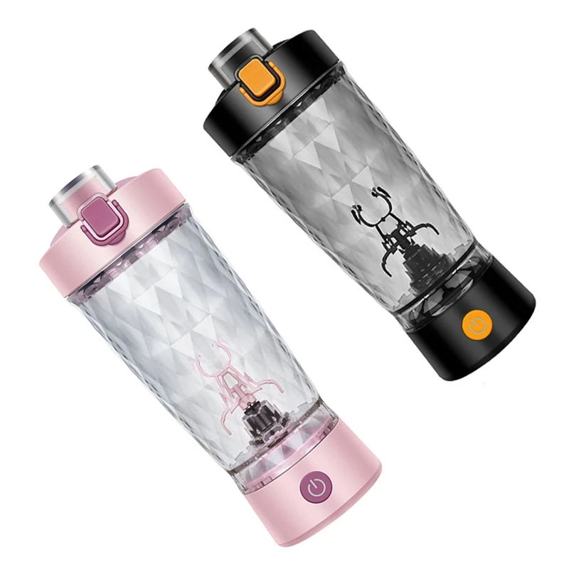 

J1UL1N Electric Protein Bottle - Automatic Mixer for Gym & Outdoor, Milk Coffee Blender Kettle,Shake Bottle Mixer