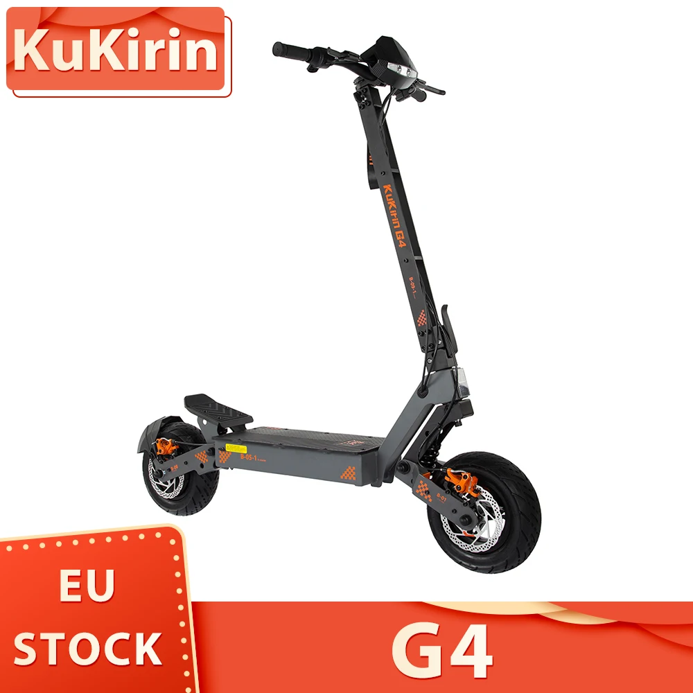 Patinete eléctrico KuKirin G4 versión 2025, motor de 2000 W, batería de 60 V 20 Ah, neumático de 11 pulgadas, velocidad máxima de 70 km/h, alcance de 75 km, frenos de disco