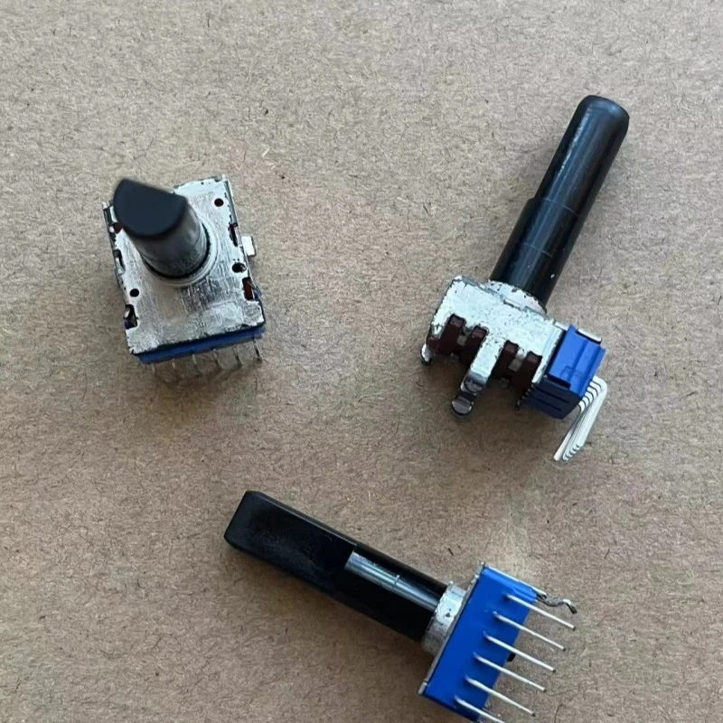 for 12 Type Dual 6 Pin Potentiometer D100K 104D Shaft 23MM