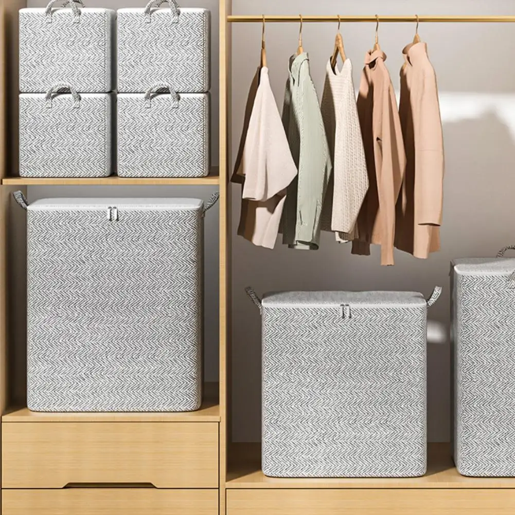 30-180L Storage Bag Dust-Proof Moisture-Proof Thickened Non-Woven Fabric Large Capacity Down Jacket Storage Bag Home Supplies