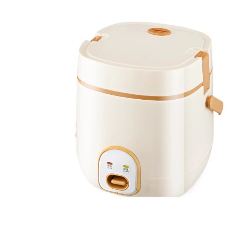 1.2L Mini Rice Cooker for 1-2 People, Non-Stick Multi-Function Pot for Dormitory Fast Cooking Electric Steamer