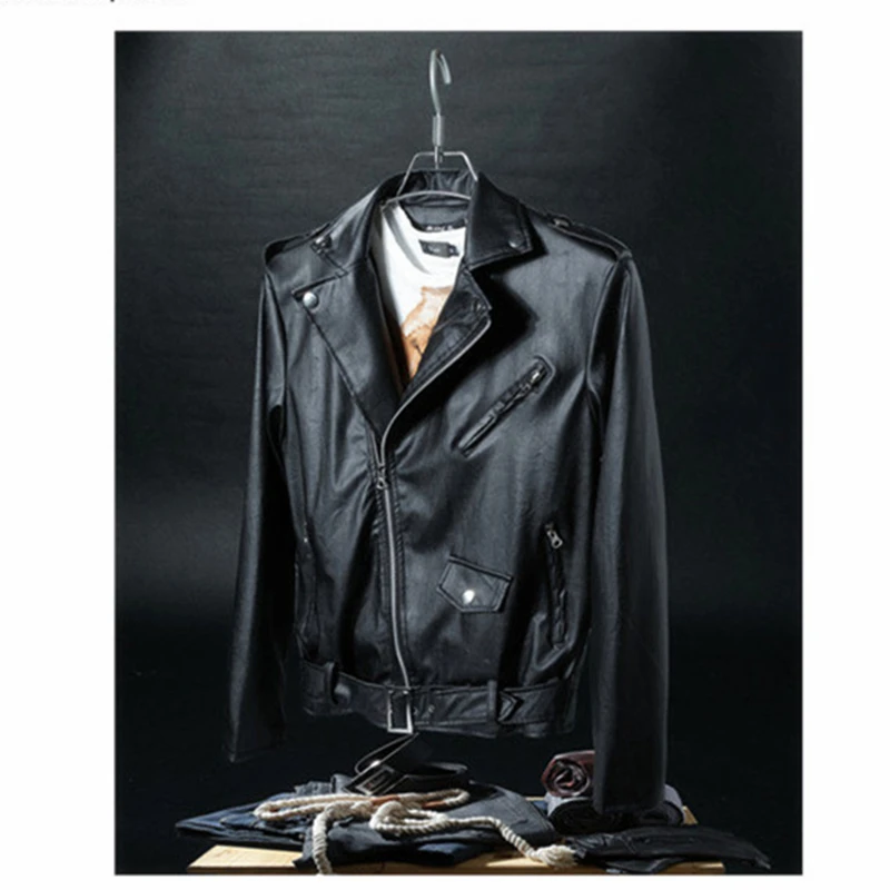 Mrmt  2024  Brand New Men's Leather Jacket Men Jackets Overcoat For Male Outer Wear Man Leather Coat Clothing Garment