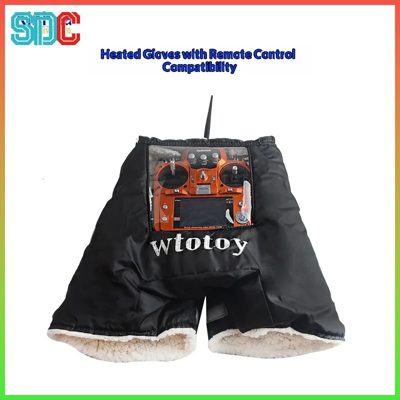 

Warm Outdoor FPV Model Remote Controller Gloves with Heating Pad Durable Material for Field Photography Cold Resistant