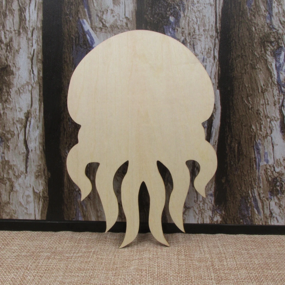 5,1–20,3 cm dick, unlackiert, blanko, Holz, unter dem Meer, Tier-Dophin-Laser, ausgeschnitten, Holzform, Bastelbedarf, Holzhandwerk-Ausschnitt – Detail 32