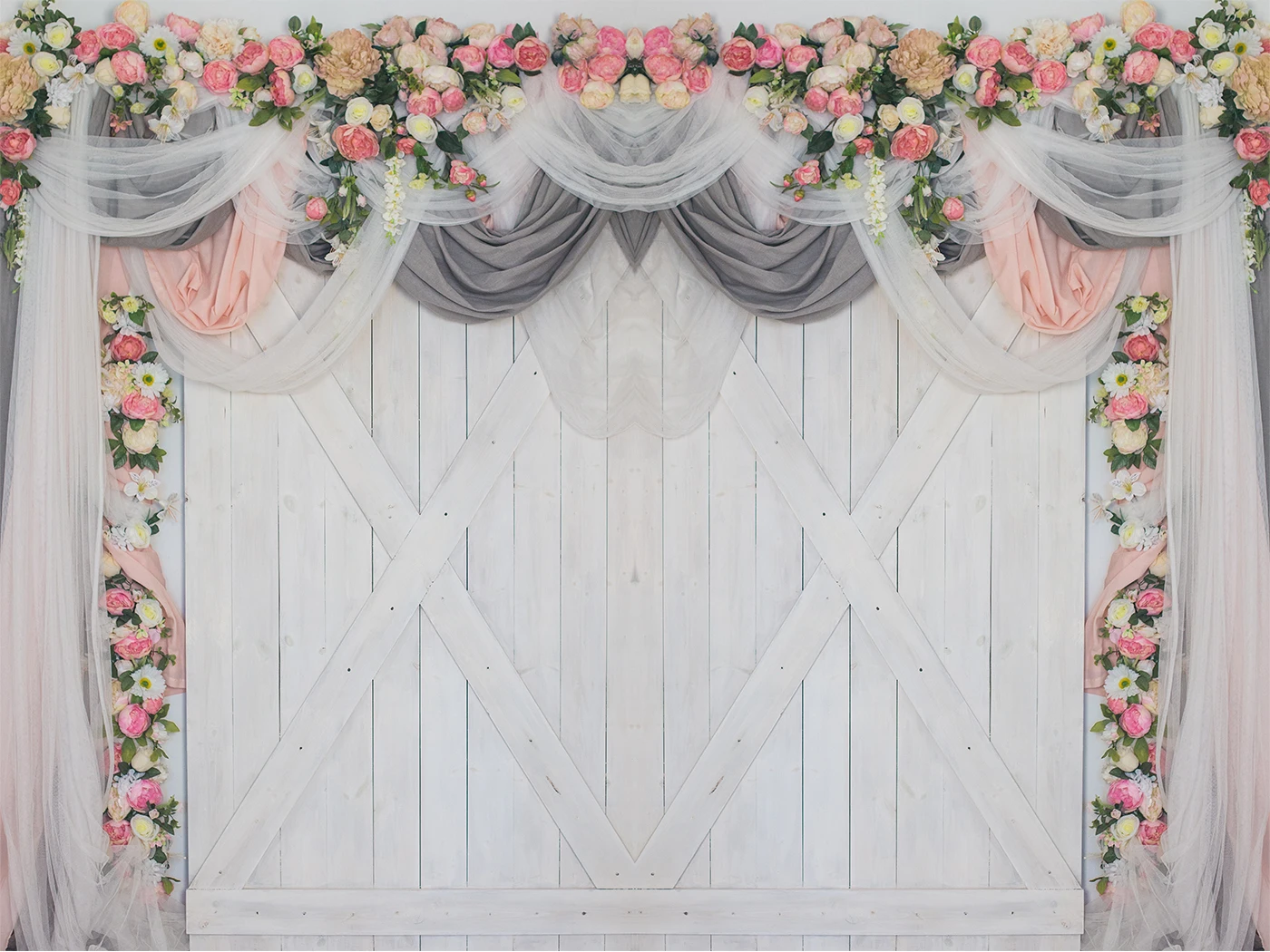 ريفي الخشب الزهور خلفية الزفاف دش الزفاف التصوير خلفية الطفل الوليد الاطفال عيد ميلاد كابينة عرض الصور الجماعية الدعائم