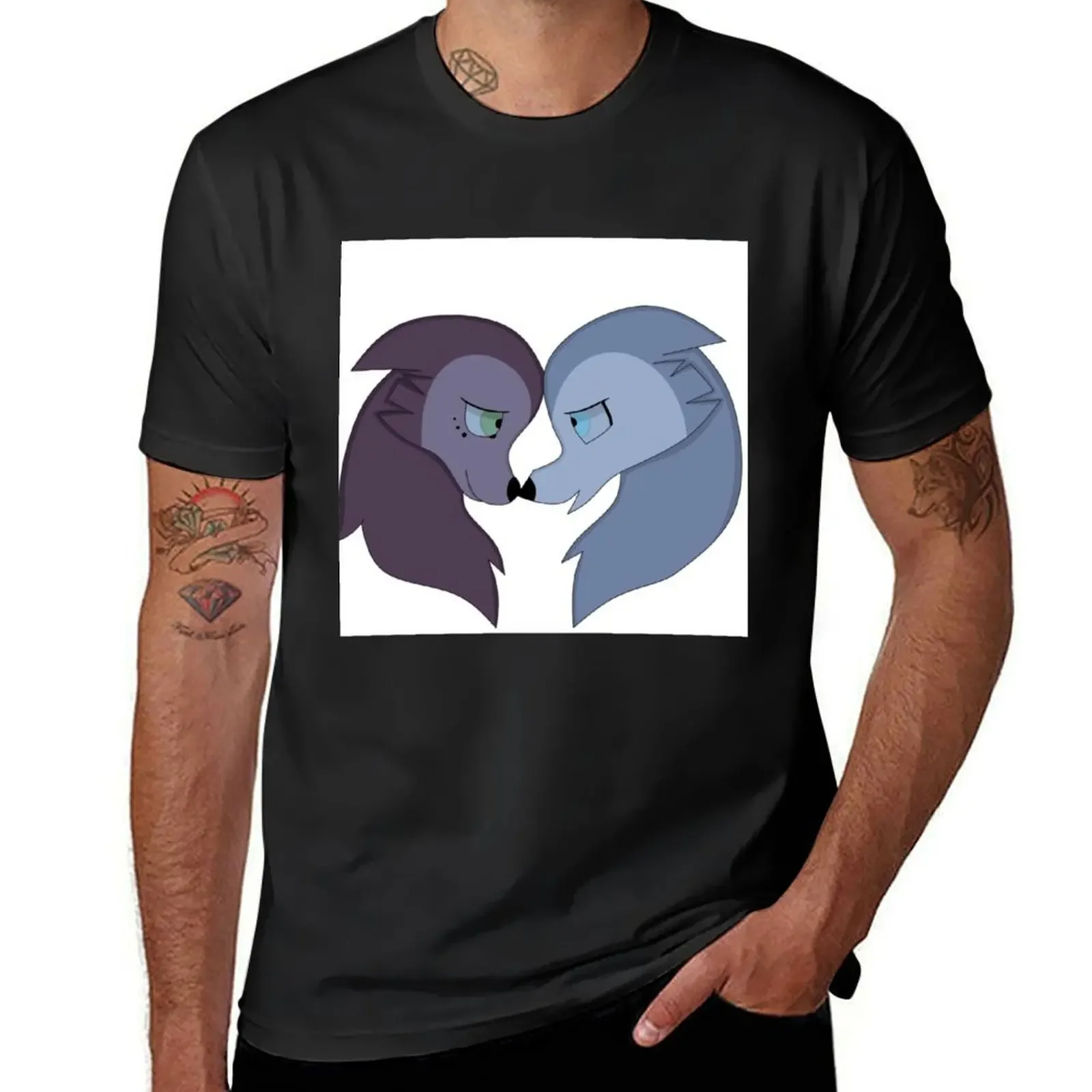 Wolfwalkers Night (Robyn & Mebh) T-Shirt blacks customizeds shirts graphic tees summer top funny t shirts for men