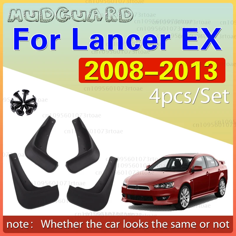 

For Mitsubishi Lancer EX 2008 2009 2010 2011 2012 2013 Fender Mudguard Mud Flaps Guard Splash Flap Mudguards Car Accessories