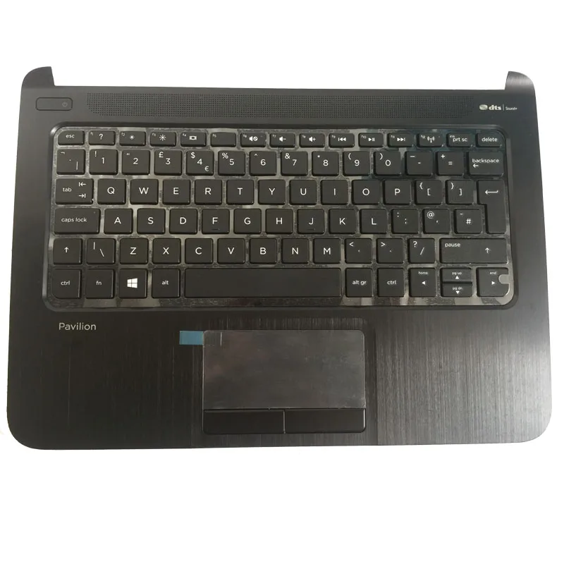 UK Laptop keyboard For HP pavilion 11-E 11E 11-E000 11-e030sa with C shell palmrest cover Teclado Keyboard 730895-031