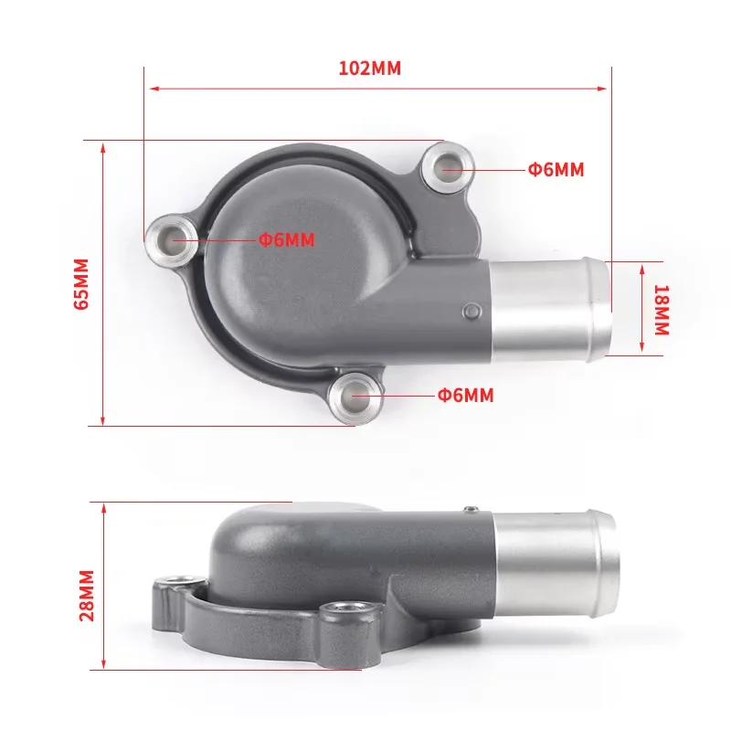 For CFMOTO Original Thermostat Cap 450MT Motorcycle Accessories 450 MT Temperature Regulator Cap CF400-8-8A Original Parts