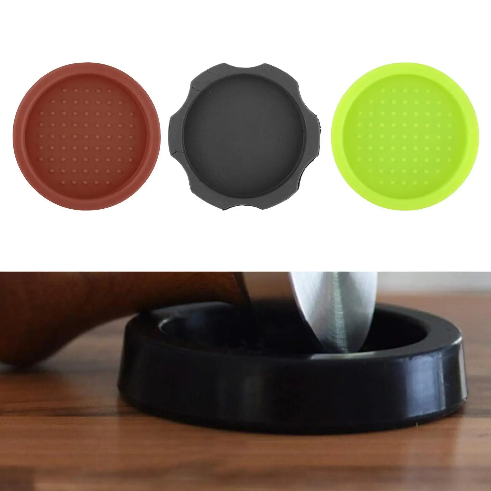 Silicone Coffee Tamper Mat Tamping Powder Tamper Stand for Shop Kitchen Bar