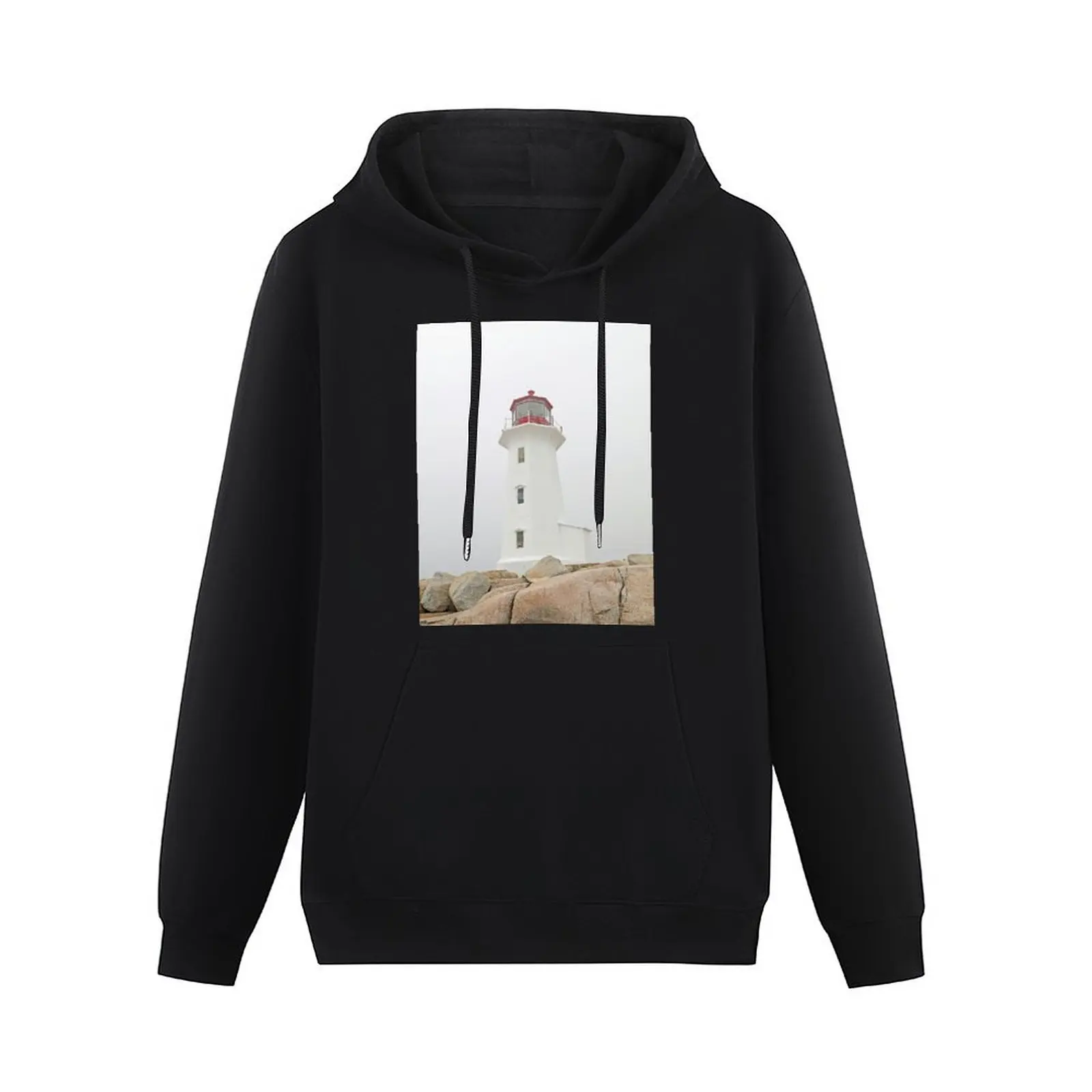 Peggy's Cove Lighthouse Pullover Hoodie men's coat tracksuit men