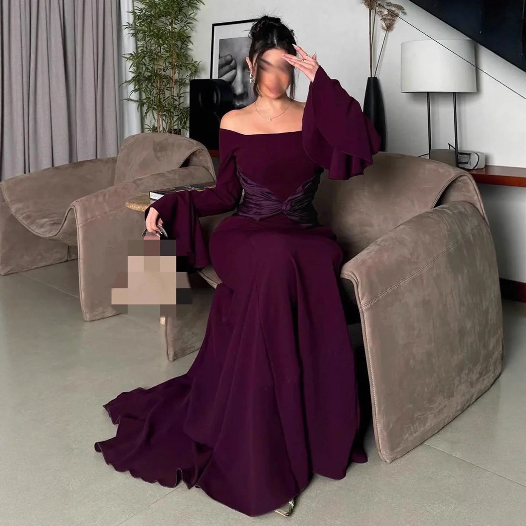 One-Shoulder-Kleid für Damen, Frühling, Sommer, langärmelig, figurbetontes Abendkleid, Party-Cocktail-Outfit, Kleidung