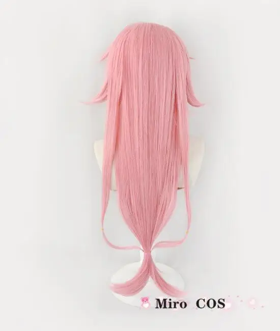 Peluca Rosa Niñas Cosplay Pelo Yae Miko Mujeres Largas