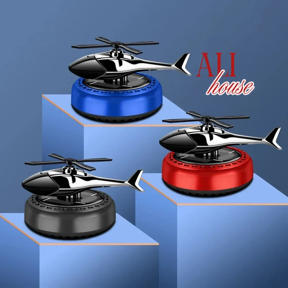 Helicopter Styling Solar Car air freshener Car Interior Decor Aromatherapy Car accessories Propeller rotary perfume diffuser