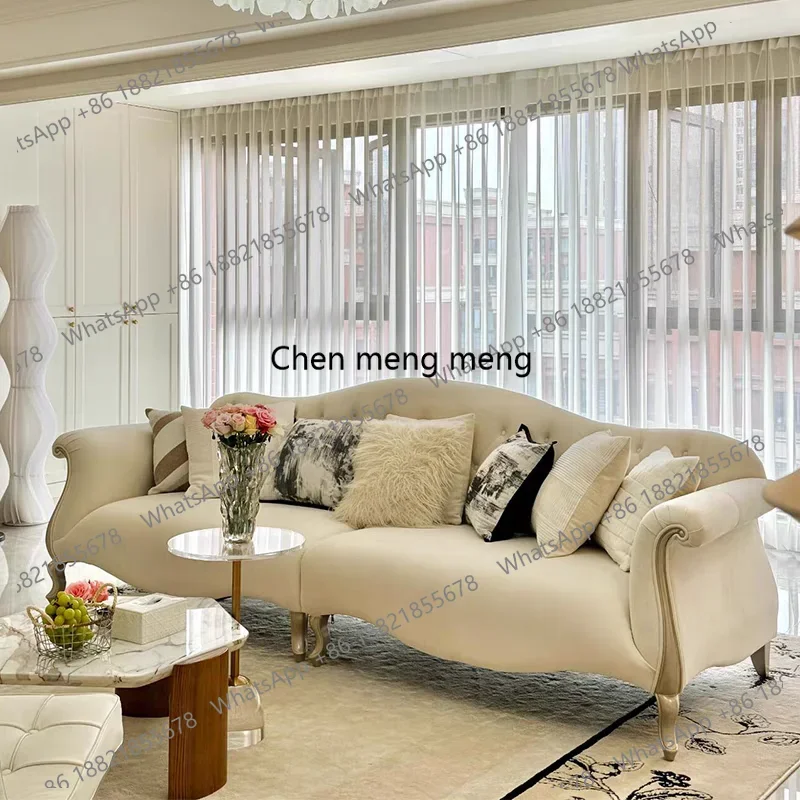 

RR European Modern Living Room Sofas Beige Designer Sectional Cute Living Room Sofas Single Japanese Divano Soggiorno Furniture