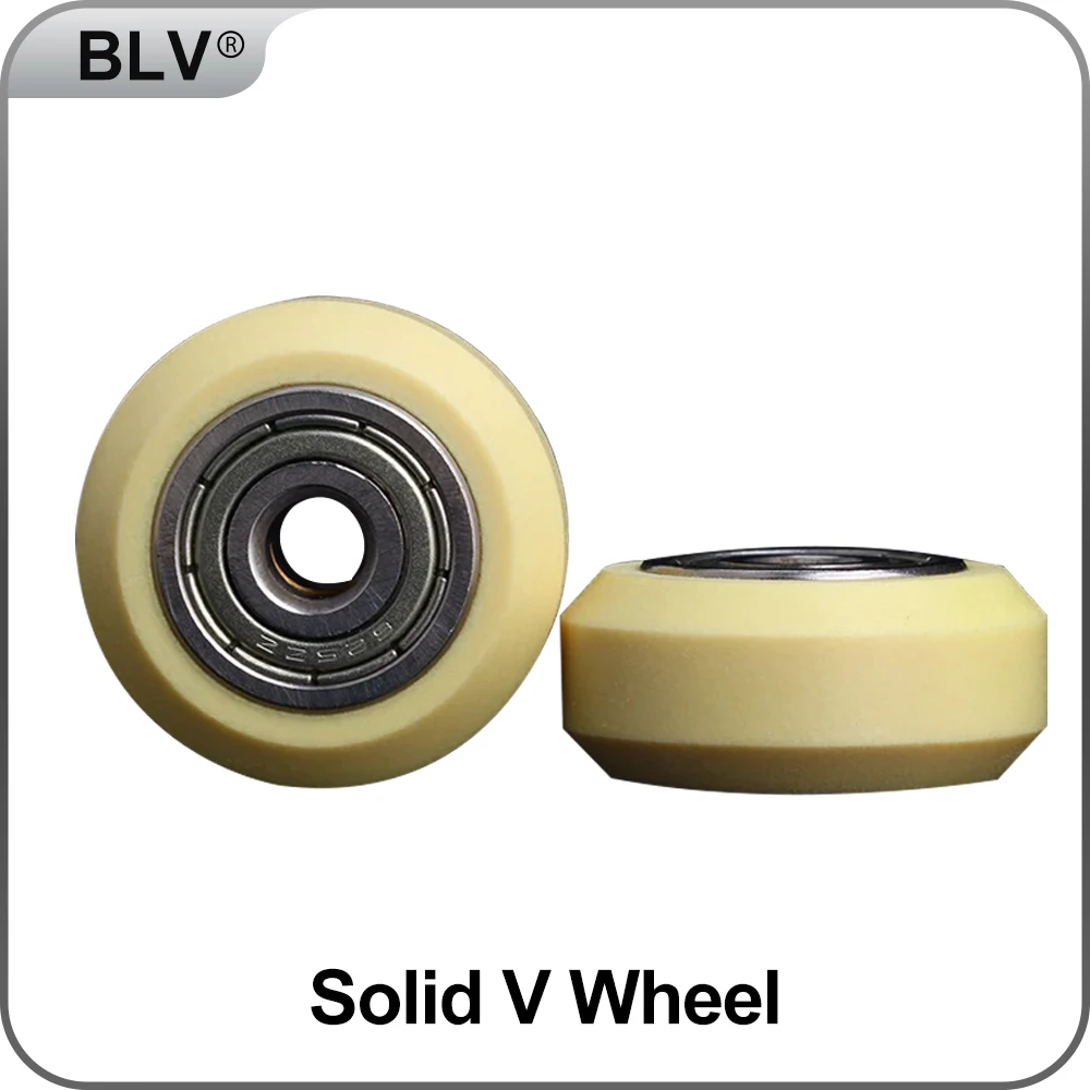 BLV® Kevlar reinforced self-lubricating wear-resistant V-SLOT Solid V Wheel for voron prusa MK3S ender 3 cr-10