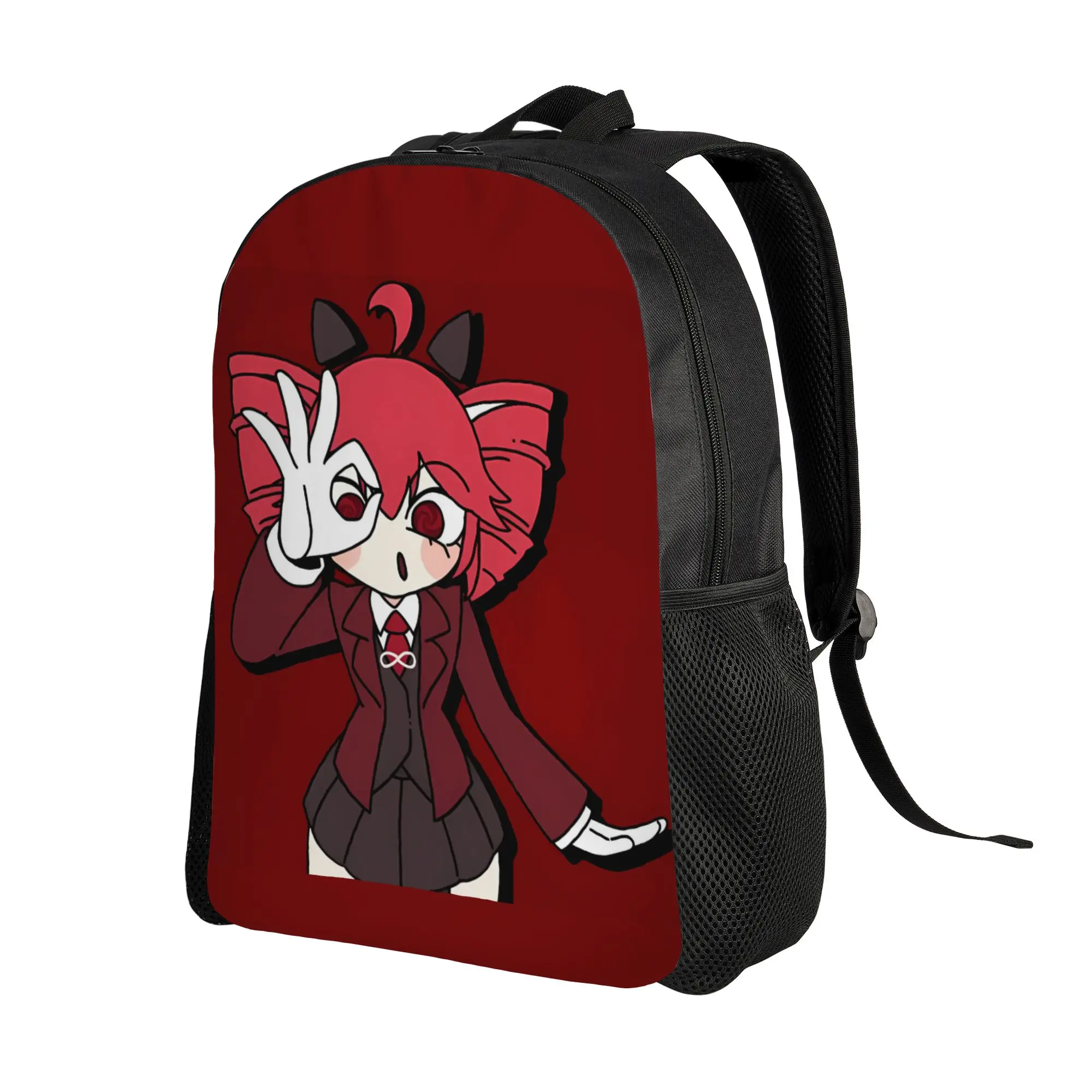 Kasane Teto Dark Suit Anime Backpack  Kawaii Backpacks Female Workout Print School Bags Colorful Rucksack