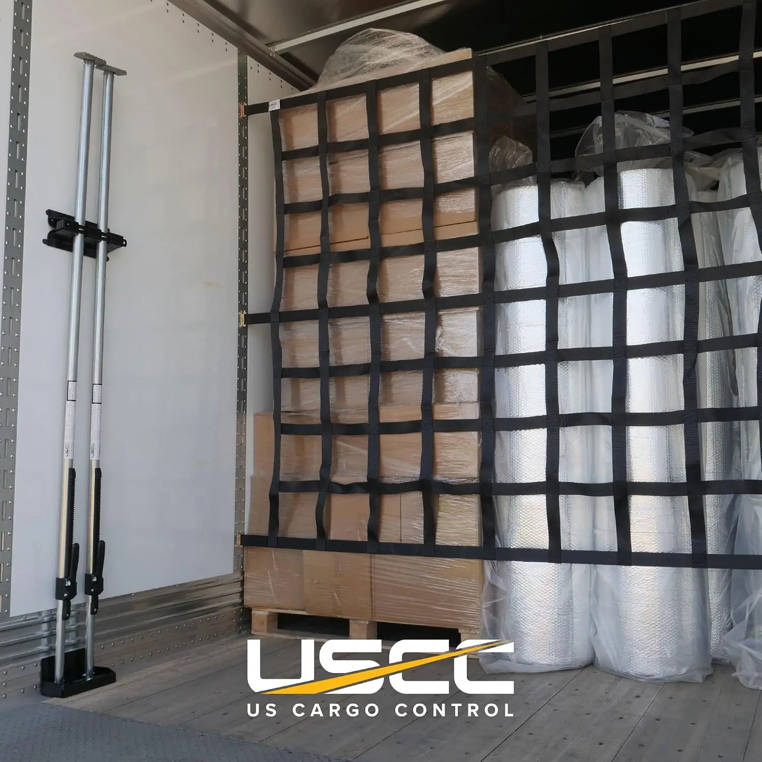 E Track Cargo Nets for Trailers 82
