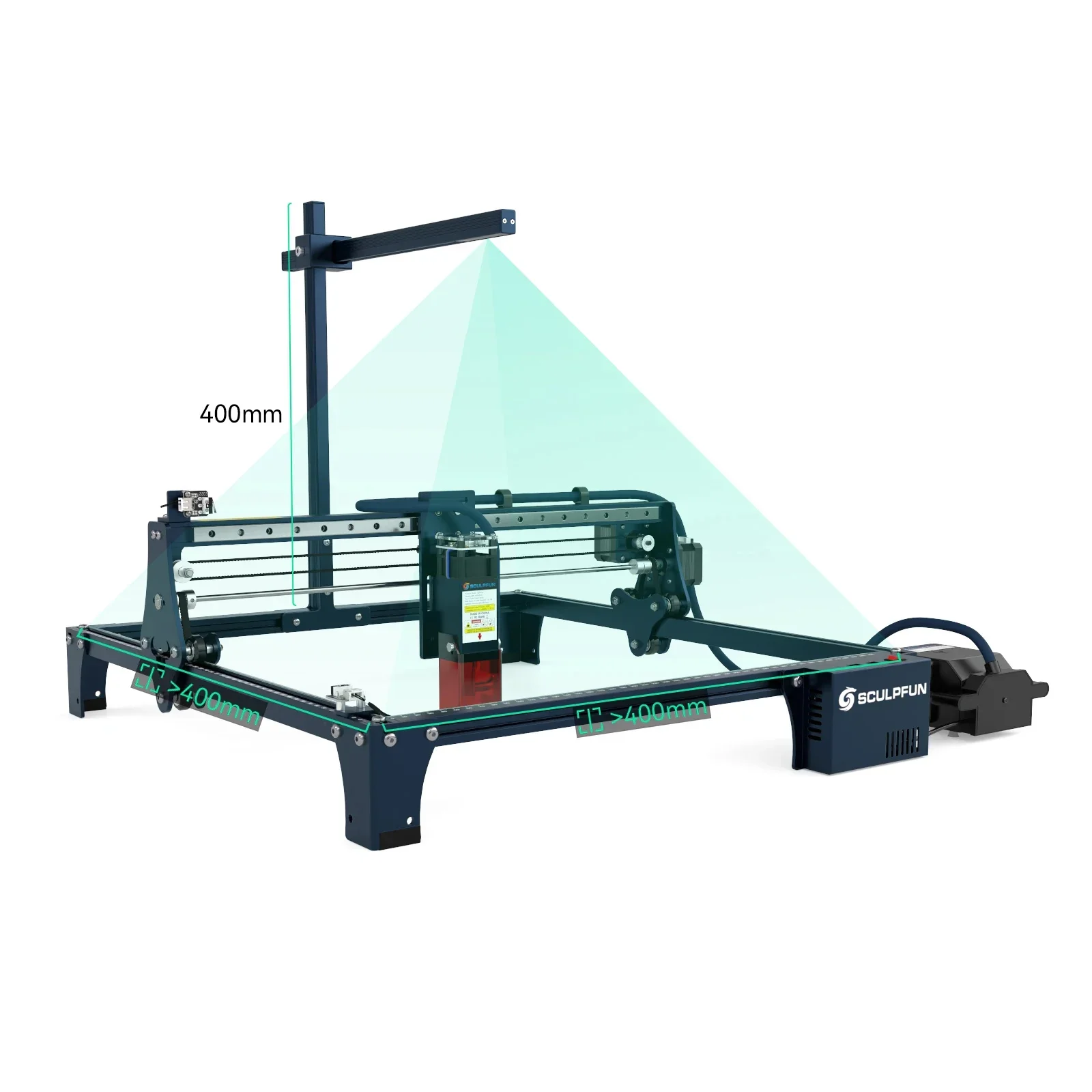 SCULPFUN CAM500 Fotocamera per Sculpfun S6/S6pro/S9/S10/S30 Ultra Series 120 Obiettivo grandangolare per macchina per incisione laser Sculpfun