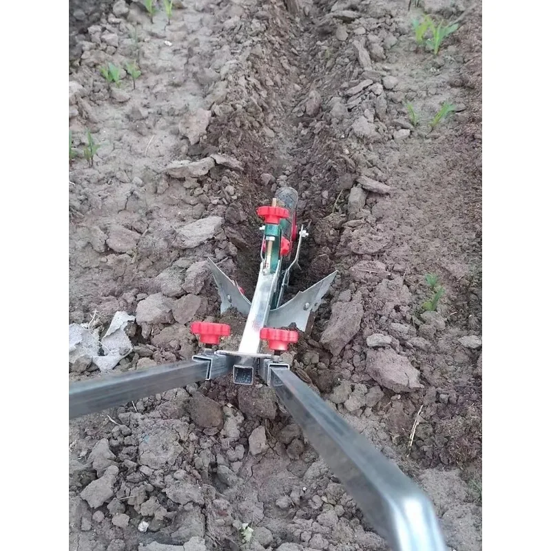 Manual Hand Tiller Hand Plough Mini Soil Loosening Tool For Garden Vegetable  Plot  Family  Farm  Cultivation  Weeding  Planting