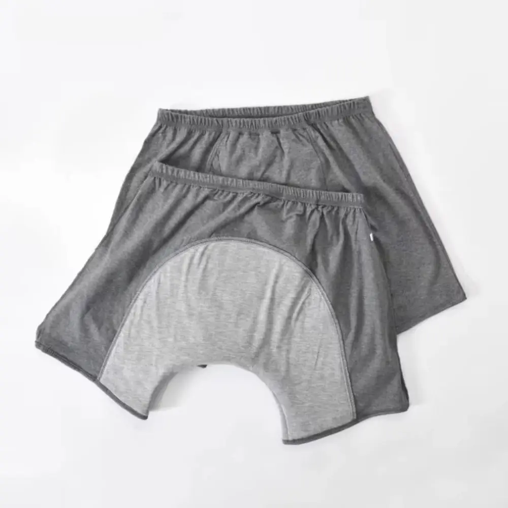 항균 그래핀 성인용 기저귀 팬츠 탄력 있는 누수 방지 세탁 가능 기저귀 재사용 가능한 부드러운 흡수성 팬츠 환자용