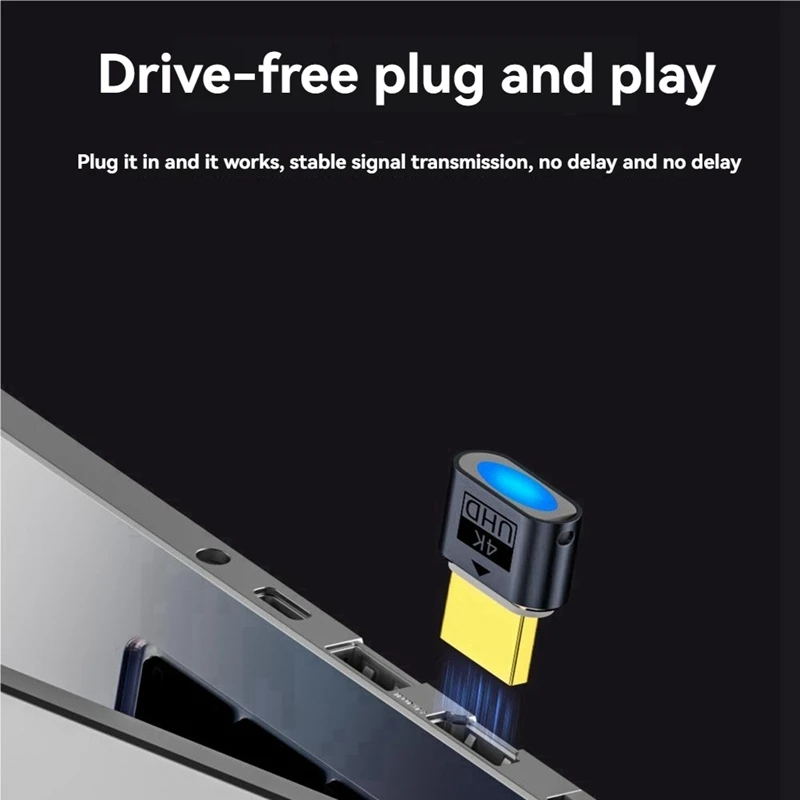 Virtual HDTV 4K Display Headless Display Adapter Supports 1080P@60Hz/120Hz Maximum Resolution 4K@60Hz-A12I