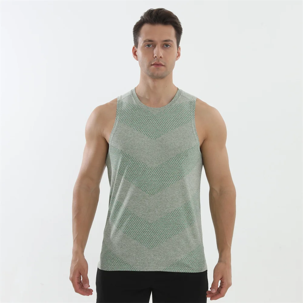 Sports vest men's breathable fashionable sleeveless vest T-shirt basketball fitness running sports quick-drying top