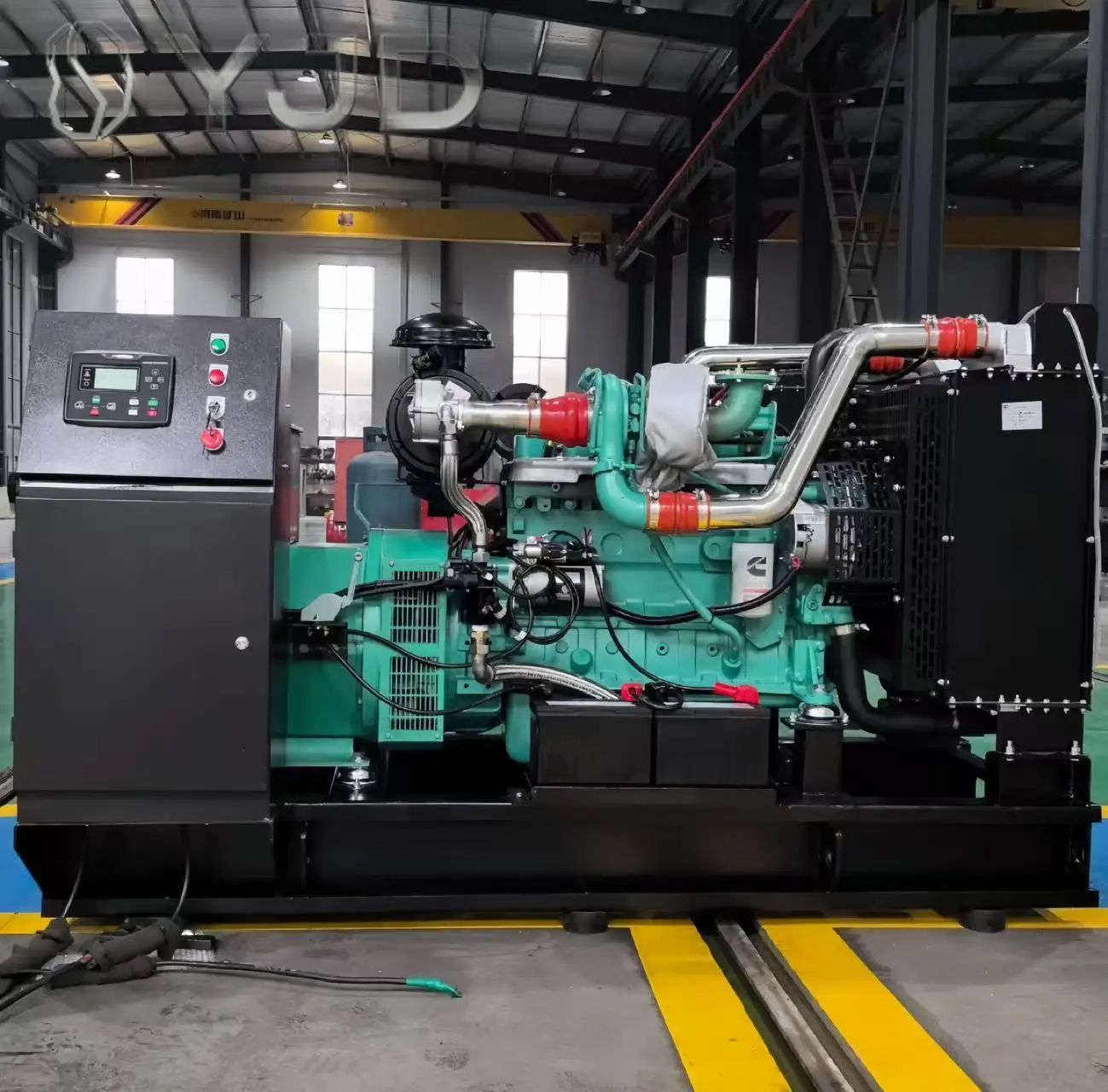 High Quality 100KW-500KW Biogas/Natural Gas Auto Start Water Cooled Open Frame Silent Type Generator Set Efficient & Durable