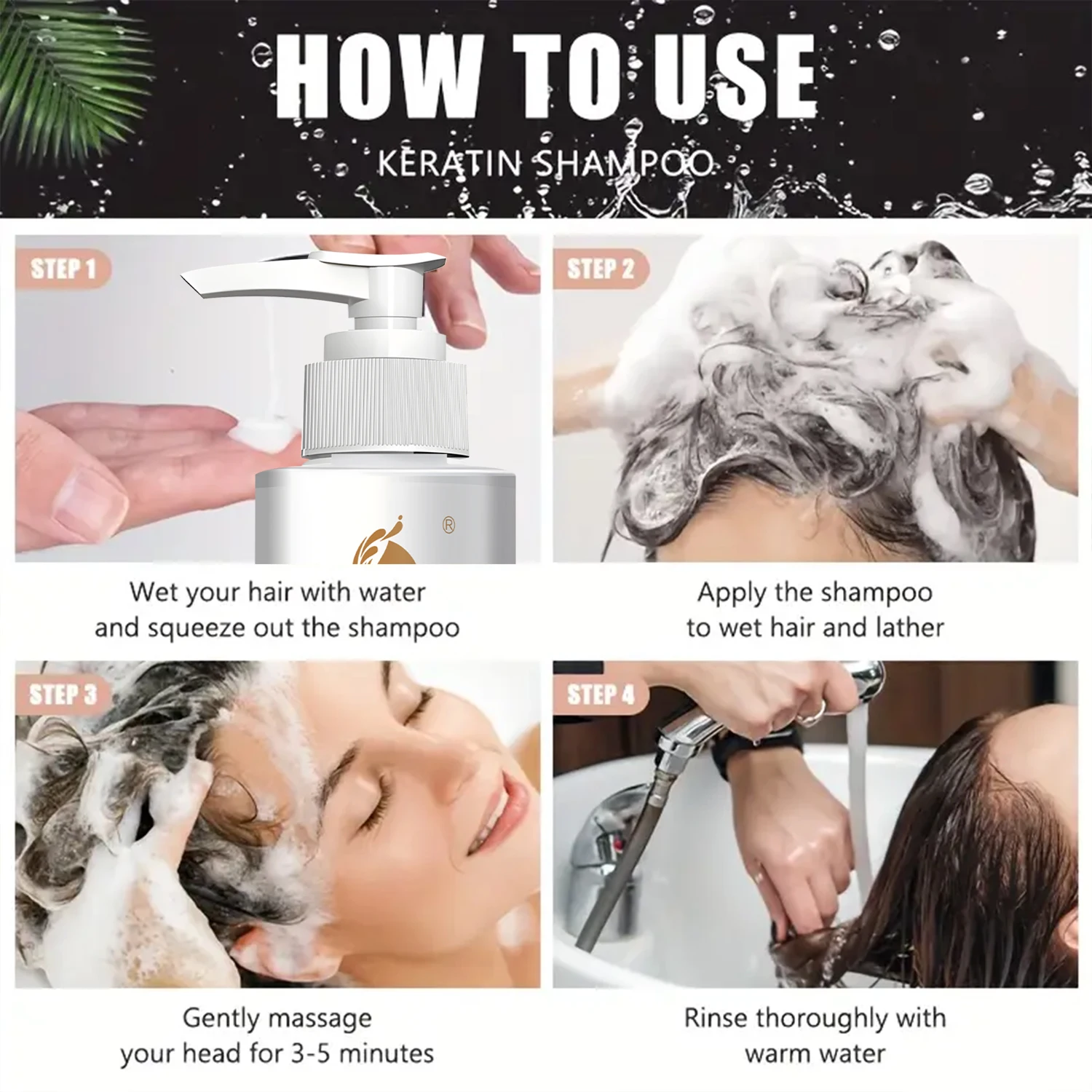 Sampo Keratin & Kolagen untuk  - Hair Spray Color ulasan dan harga