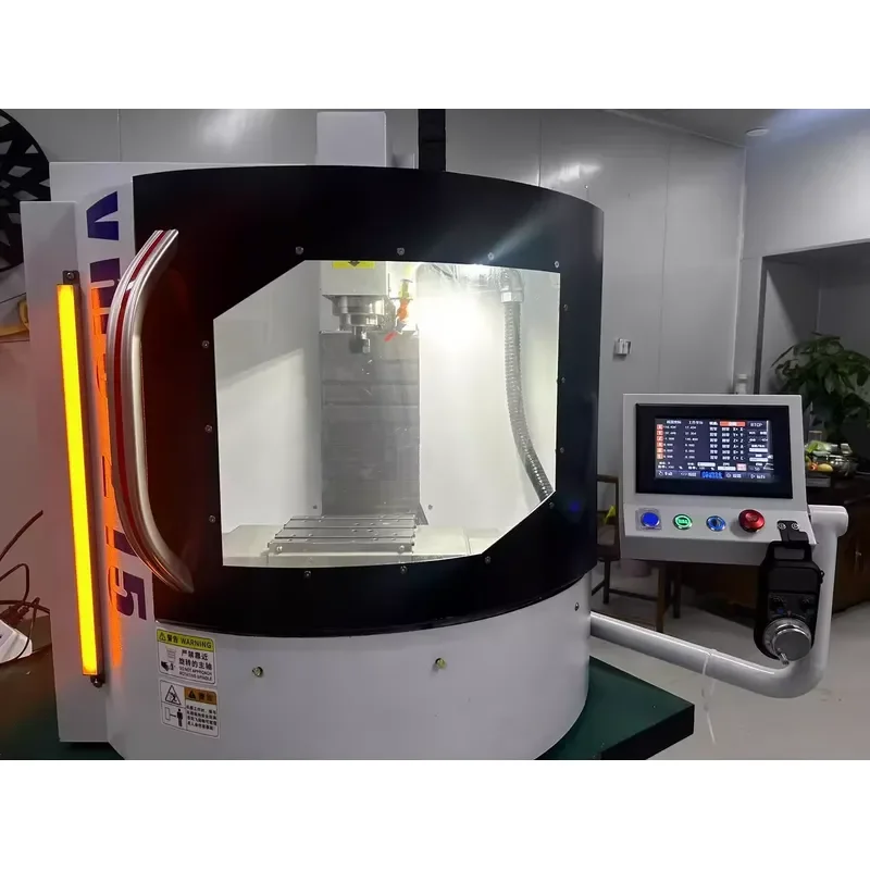 Small Household CNC Milling Machine Mini Vertical Three-Axis Desktop Machining Center 220V Desktop Lathe