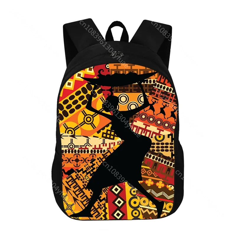 2022 New African Print  Backpack Fashion Afro Bookbag Shoulder Bags 3D Print School Bag Mochilas Student Travel Backpack