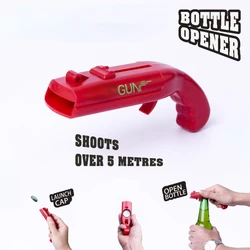 Beer Pistol Corkscrew Shooting Cap Opener Creative Beer Shooting Corkscrew Bar Atmosphere Fun Toys Kitchen Tools Can Opener