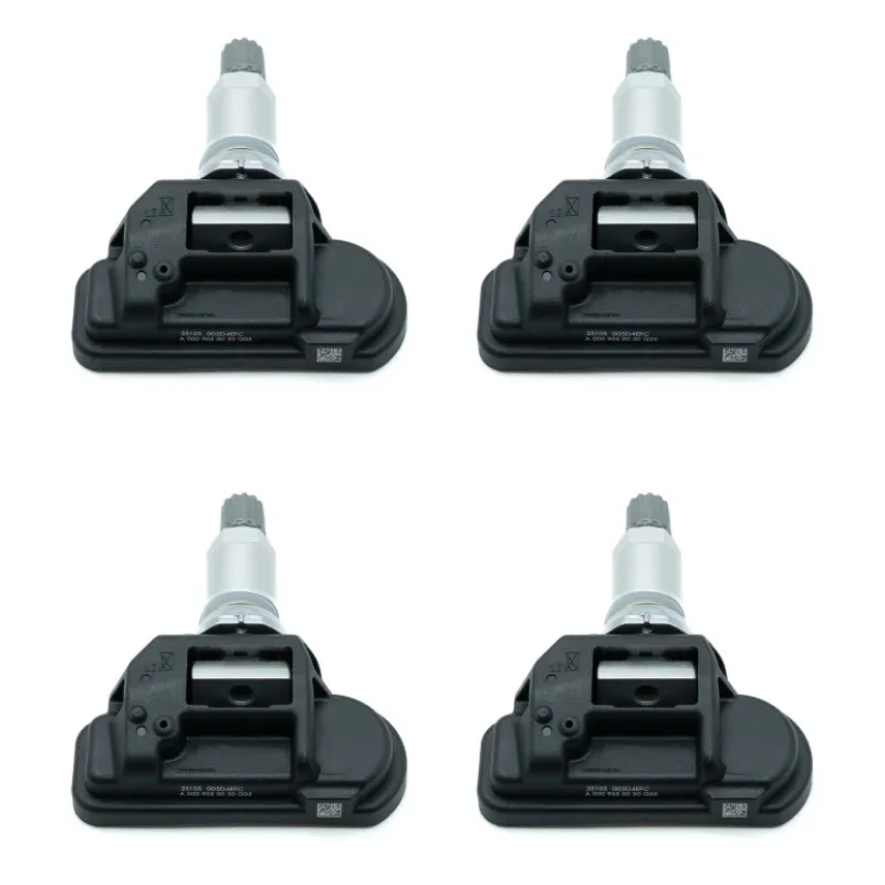 Sistema de sensores de control de presión de neumáticos TPMS para coche, 4 Uds., A0009050030, para Mercedes-Benz Clase A, B, C, E, W176, W246, W205, W212, GLE, GLK, GLC