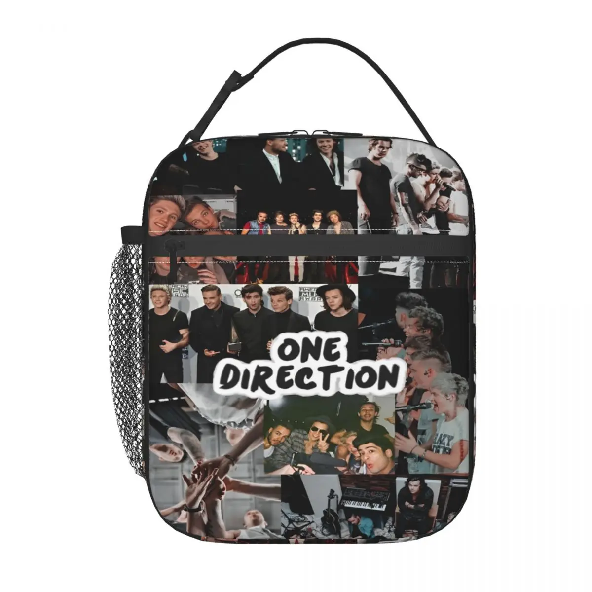 1D Boys Group One Directions Insulated Lunch Bag Food Container Reusable Cooler Thermal Lunch Boxes For Work