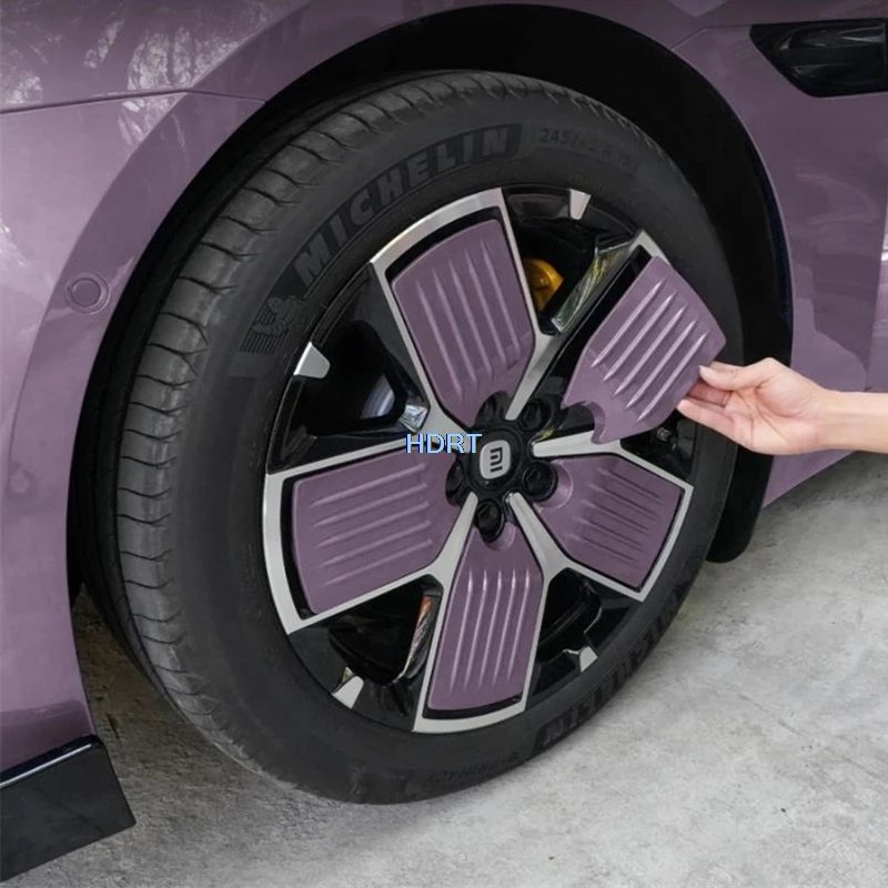 

For Xiaomi SU7 2024 + Car Styling 19 Inch Front Rear Wheel Hub Cover Body Kit Protector Decoration Accessories Exterior Sticker
