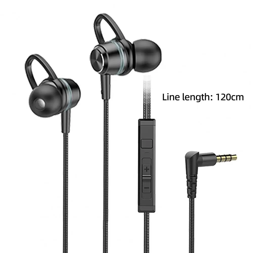 

Earbud Practical Anti-interference Soft Eartips 3.5mm In-ear Student Surround Gaming Earbud for Playing Games